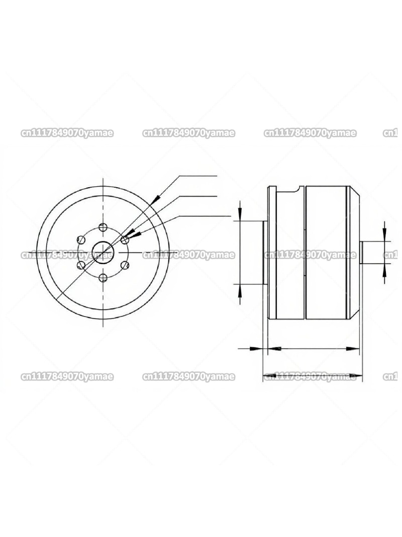 FOR DM-H3510 BLDC Hub Motor 24 - огляд і ціна Direct Drive Servo Motor Robotics